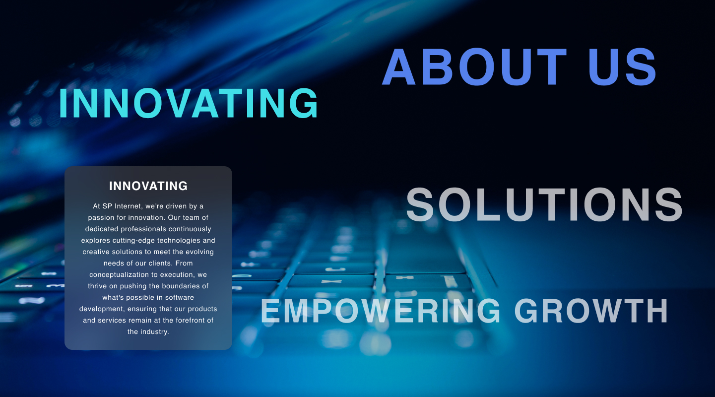 About Us - Innovating